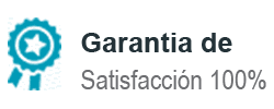 Garantia 100% Garantia de satisfacción 100%