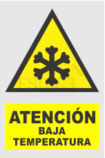 señal atencion baja temperatura