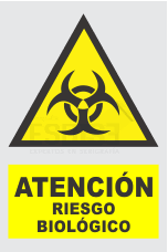señal atencion riesgo biologico