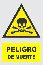 señal peligro de muerte
