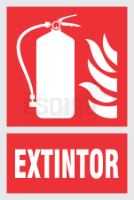 señal extintor