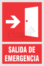 señal salida de emergencia derecha