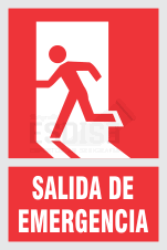 señal salida emergencia izquierda