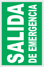 señal salida de emergencia