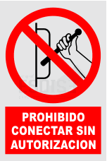 señal prohibido conectar sin autorizacion