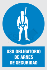 uso obligatorio de arnes de seguridad