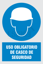 uso obligatorio de casco de seguri dedad