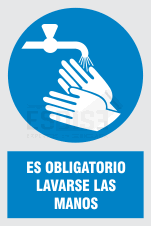 es obligatorio lavarse las manos
