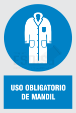 uso obligatorio mandil