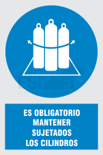 uso obligatorio mantener sujetos los cilindros