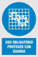 uso obligatorio proteger con guarda