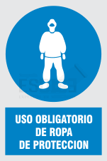 uso obligatorio ropa de proteccion