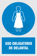 uso obligatorio de delantal